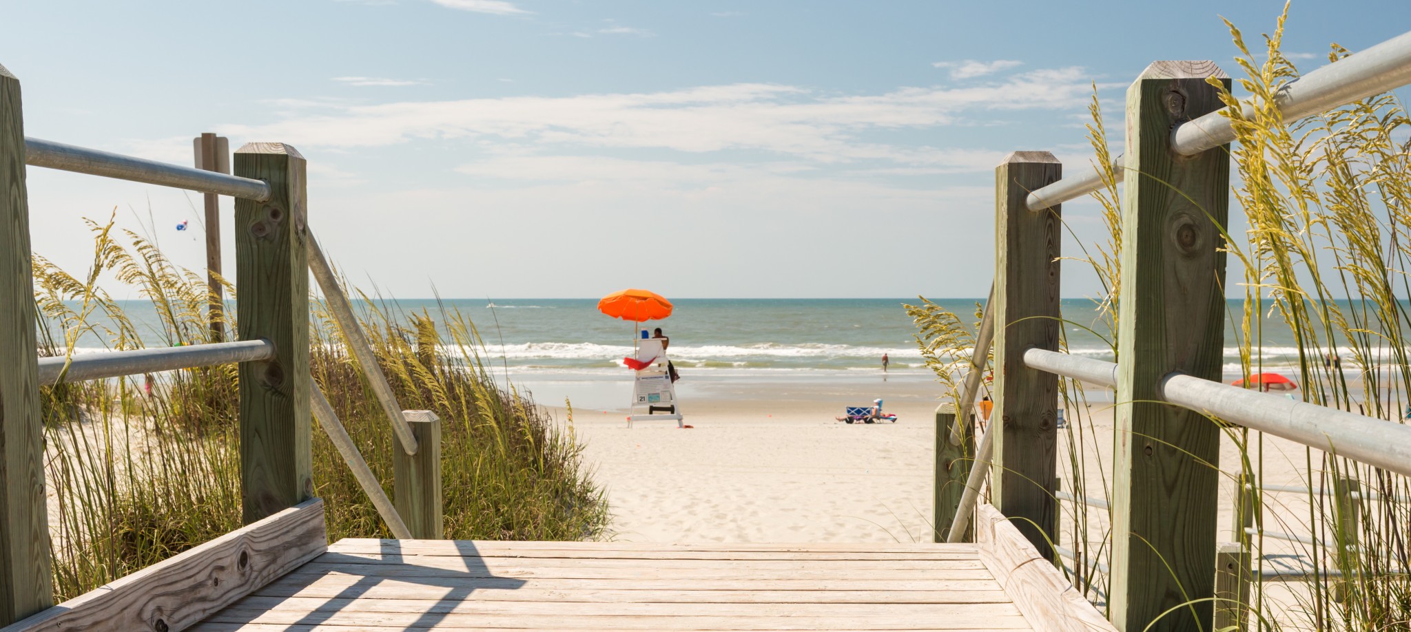 sandy beach walkway