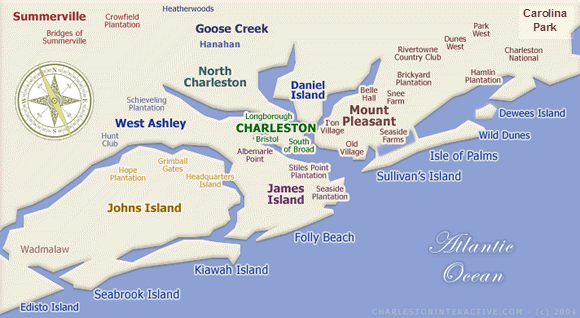 map of Charleston
